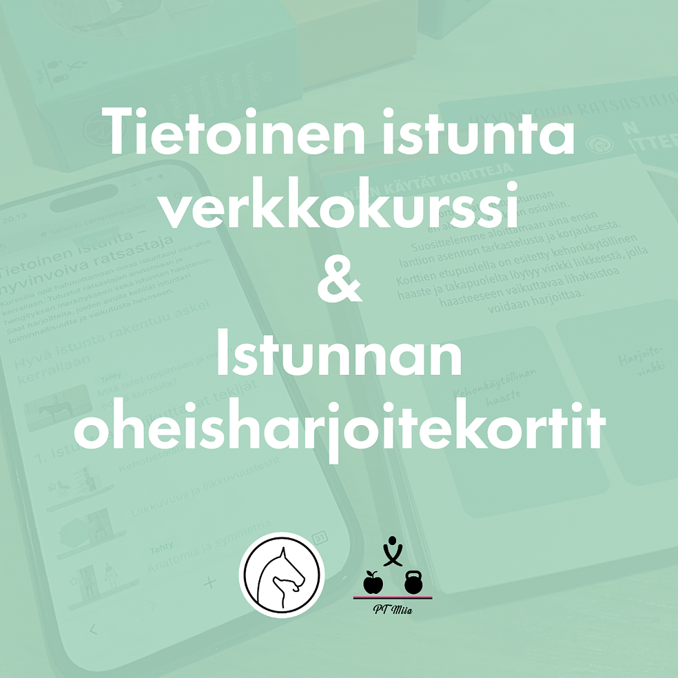 Tietoinen istunta -verkkokurssi JULKKARITARJOUS by Talliarki Oy